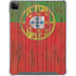 Portuguese Flag Dark Wood iPad Cases