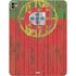 Portuguese Flag Dark Wood iPad Pro 13in M4 (2024) Skin