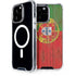 Portuguese Flag Dark Wood iPhone Cases