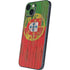 Portuguese Flag Dark Wood iPhone Skins