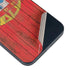 Portuguese Flag Dark Wood iPhone Skins