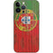 Portuguese Flag Dark Wood iPhone 15 Pro Max Skin