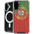 Portuguese Flag Dark Wood iPhone 16 MagSafe Case