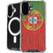 Portuguese Flag Dark Wood iPhone 16 Plus MagSafe Case