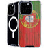 Portuguese Flag Dark Wood iPhone 16 Pro Max MagSafe Case