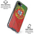 Portuguese Flag Dark Wood iPhone 16e Clear Case