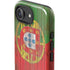 Portuguese Flag Dark Wood iPhone 16e Impact Case