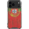 Portuguese Flag Dark Wood iPhone 18 Pro Max Clear Case