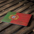 Portuguese Flag Dark Wood Apple MacBook Air Skin