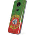Portuguese Flag Dark Wood Moto E5 Plus Skin