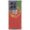 Portuguese Flag Dark Wood Moto G 5G (2025) Clear Case