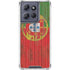 Portuguese Flag Dark Wood Moto G 5G (2025) Clear Case
