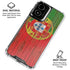 Portuguese Flag Dark Wood Moto G Power 5G (2024) Clear Case