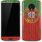 Portuguese Flag Dark Wood Moto G6 Skin