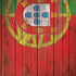Portuguese Flag Dark Wood Moto G6 Skin