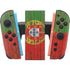 Portuguese Flag Dark Wood Nintendo Switch 2 (2025) Joy-Con Controller Skin