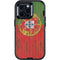 Portuguese Flag Dark Wood Otterbox Defender iPhone Skin