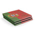 Portuguese Flag Dark Wood PlayStation PS4 Skins