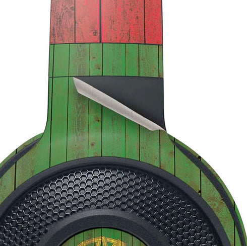 Portuguese Flag Dark Wood Razer Kraken X Skin