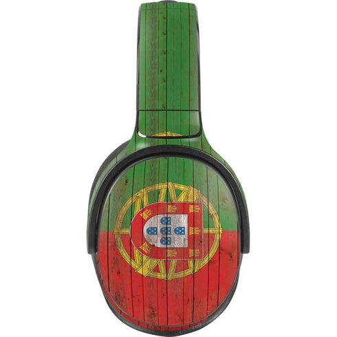 Portuguese Flag Dark Wood Skullcandy Venue Skin