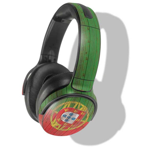 Portuguese Flag Dark Wood Skullcandy Venue Skin