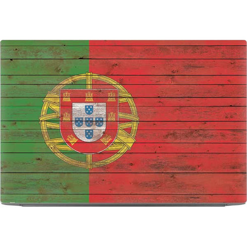 Portuguese Flag Dark Wood Dell XPS Skin