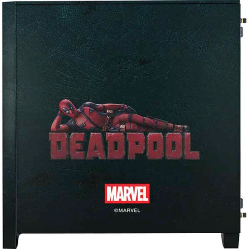 Marvel Deadpool Legacy Posing Deadpool Corsair 4000D Tempered Glass Mid-Tower ATX Case Skin