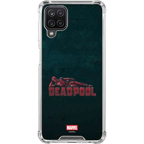 Marvel Deadpool Legacy Posing Deadpool Galaxy A12 Clear Case