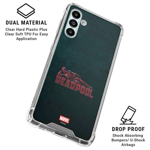 Marvel Deadpool Legacy Posing Deadpool Galaxy A13 5G Clear Case