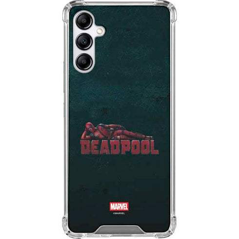 Marvel Deadpool Legacy Posing Deadpool Galaxy A15 5G Clear Case