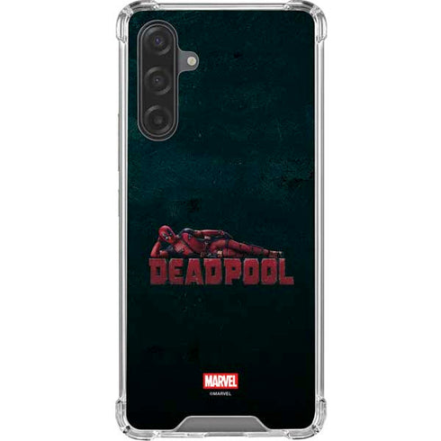 Marvel Deadpool Legacy Posing Deadpool Galaxy A17 Clear Case