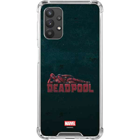 Marvel Deadpool Legacy Posing Deadpool Galaxy A32 5G Clear Case