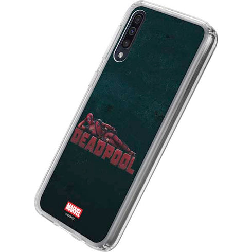 Marvel Deadpool Legacy Posing Deadpool Galaxy A50 Clear Case