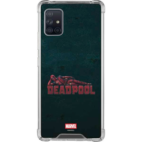 Marvel Deadpool Legacy Posing Deadpool Galaxy A51 5G Clear Case