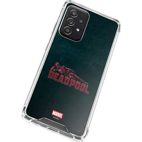 Marvel Deadpool Legacy Posing Deadpool Galaxy A52 5G Clear Case