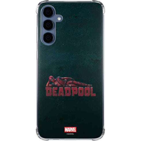 Marvel Deadpool Legacy Posing Deadpool Galaxy A55 5G Clear Case