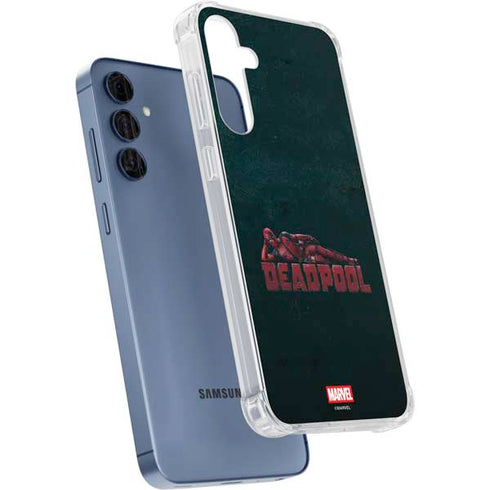 Marvel Deadpool Legacy Posing Deadpool Galaxy A55 5G Clear Case