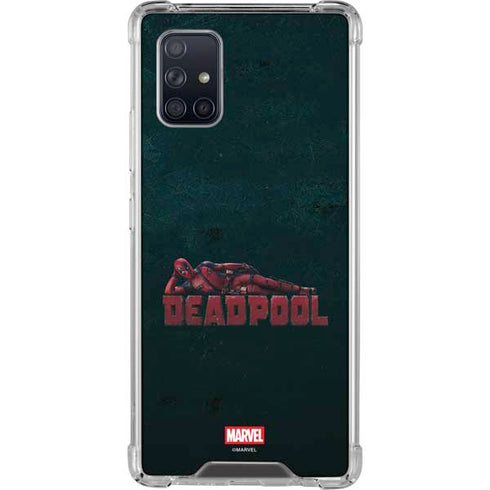 Marvel Deadpool Legacy Posing Deadpool Galaxy A71 5G Clear Case