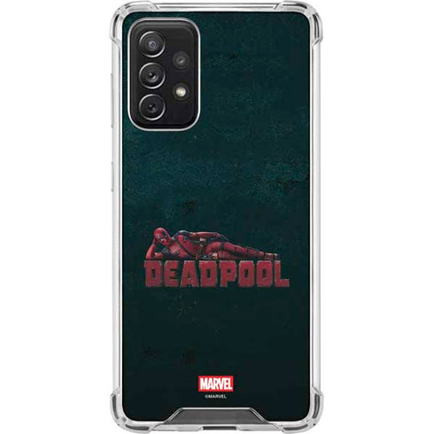 Marvel Deadpool Legacy Posing Deadpool Galaxy A72 5G Clear Case