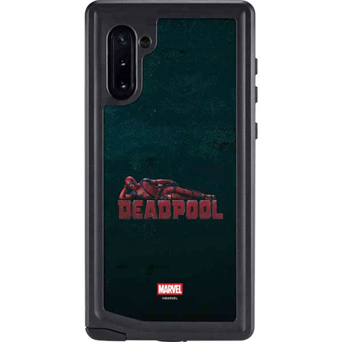 Marvel Deadpool Legacy Posing Deadpool Galaxy Note 10 Waterproof Case