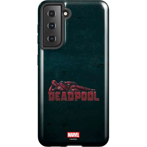 Marvel Deadpool Legacy Posing Deadpool Galaxy S21 5G Pro Case