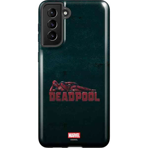 Marvel Deadpool Legacy Posing Deadpool Galaxy S21 Plus 5G Pro Case