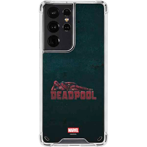 Marvel Deadpool Legacy Posing Deadpool Galaxy S21 Ultra 5G Clear Case