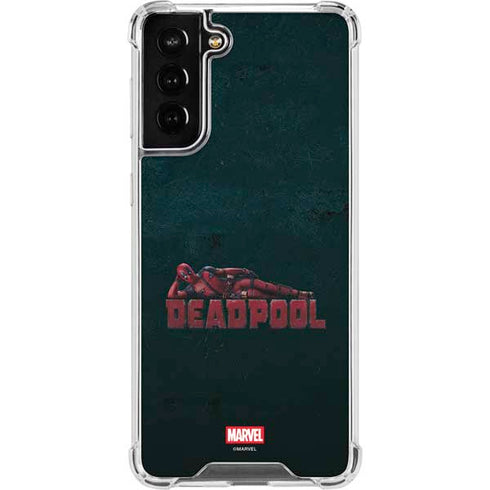 Marvel Deadpool Legacy Posing Deadpool Galaxy S22 Plus Clear Case