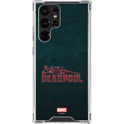 Marvel Deadpool Legacy Posing Deadpool Galaxy S23 Ultra Clear Case
