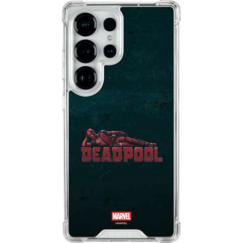 Marvel Deadpool Legacy Posing Deadpool Galaxy S25 Ultra Clear Case