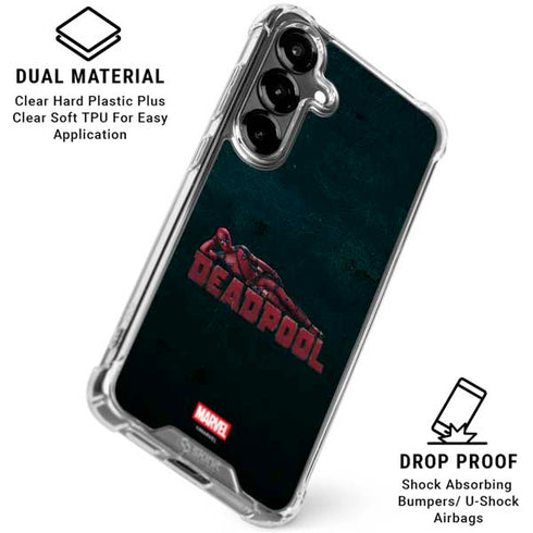 Marvel Deadpool Legacy Posing Deadpool Galaxy S26 Clear Case