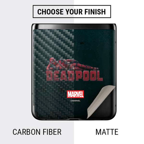Marvel Deadpool Legacy Posing Deadpool Galaxy Z Flip Skin