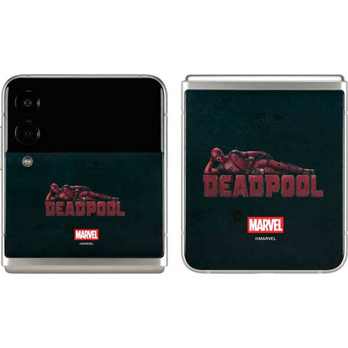Marvel Deadpool Legacy Posing Deadpool Galaxy Z Flip3 5G Skin