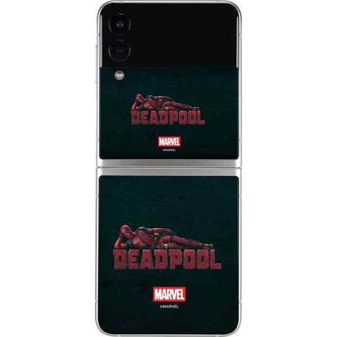 Marvel Deadpool Legacy Posing Deadpool Galaxy Z Flip3 5G Skin